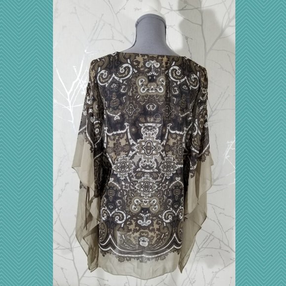 Michael Michael Kors Persian Rug Flowy Beach Cover Fairy Y2K - Picture 3 of 4